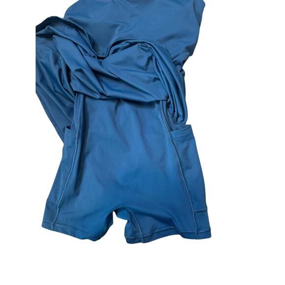 EWedoos blue built in shorts and bra tennis dress size Small - Picture 12 of 16